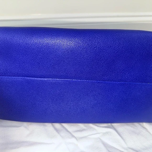 Versace Indigo Blue Medusa Leather Bag